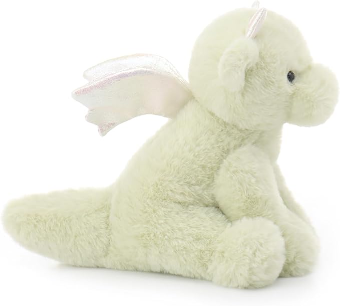 Apricot Lamb Matcha Dragon Stuffed Animals for Kids, Soft Cute Plush Toys for Baby Girl and Boy, 7.9 Inches