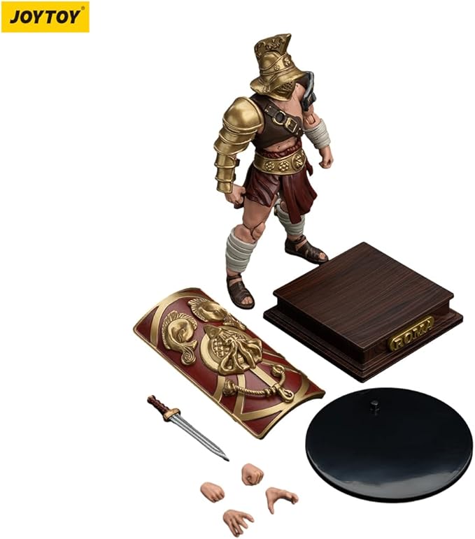 JOYTOY 1/18 Strife Roman Gladiator Murmillo Collector's Edition Action Figure-4.25in