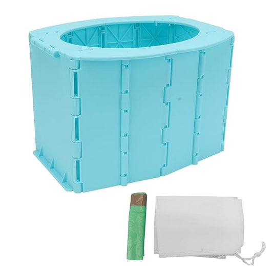 Travel Potty for Kids, Reusable Portable Folding Potty for Toddler, Toilet for Outdoor Camping, Toddler Potty Seat for Outdoor Emergency Camping