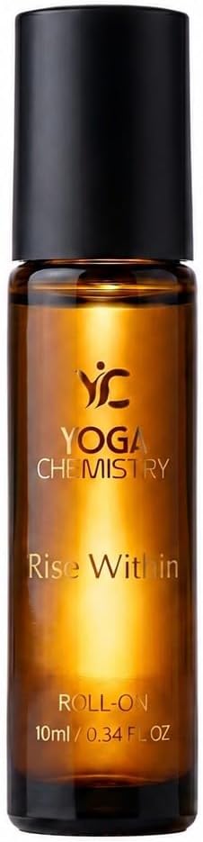 Rise Within Essential Oil Roll-On 10 ml / 0.34 fl oz Pre-Diluted Pulse Point Aromatherapy Blend for Lift and Momentum Citrus Herbal Fresh