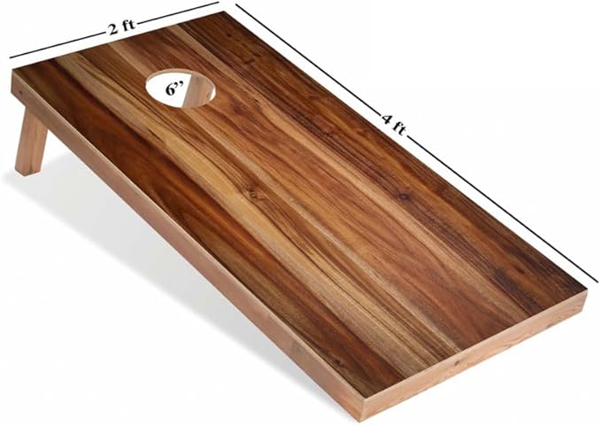 World Series of Cornhole Regulation Size Cornhole Boards - Lightweight & Durable All-Wood Construction | Backyard Bean Bag Toss Set | Outdoor Game for Tailgates & BBQs