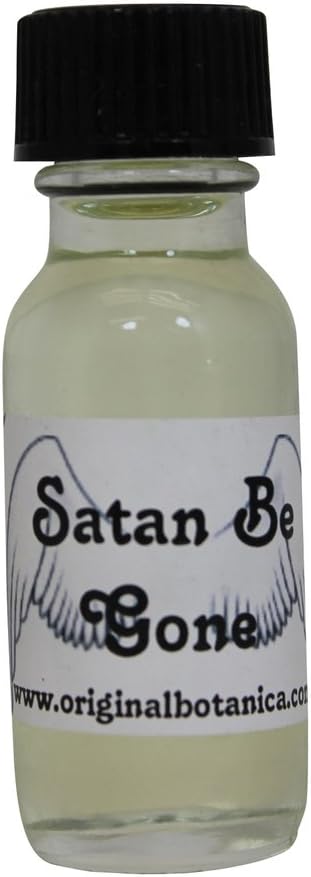 Original Products Satan Be Gone Oil Spiritual Healing Witchcraft Magical Anointing Oils for Spells and Candles Prayer Ritual Cleansing Protection Voodoo Hoodoo