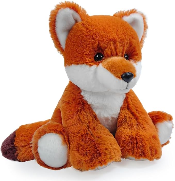 Fox Stuffed Animal Toy, Soft Huggable Fox Plush Toys for Kids, Cute Animal Gift for Boys Girls and Toy for 1-3 Toddlers -8.5 Inch