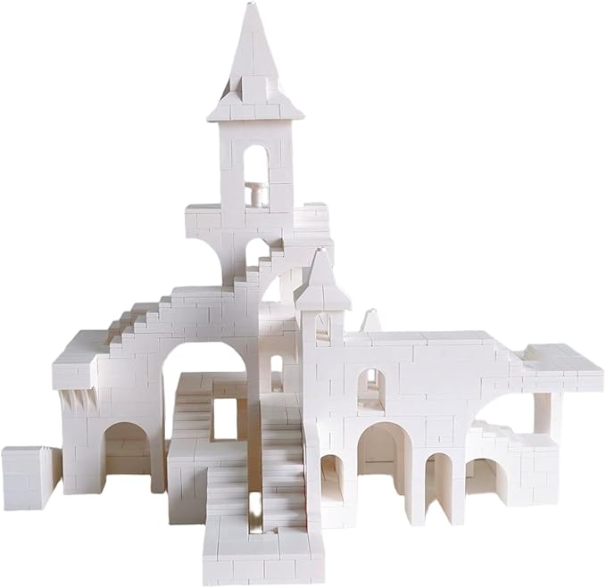White Imagine Building Block，Architecture Building Blocks Suitable for Adults
