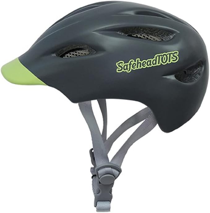Adjustable Toddler Bike Helmet, Built in Visor with Removable Washable Inner Lining, XS Ages 2-4 Years for Boys and Girls, Perfect for Cycling, Scooters, Orange-Blue