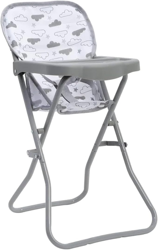 ADORA Durable Twinkle Star Baby Doll High Chair for Feeding and Imaginative Pretend Play, Suits Most Stuffed Animals, Plush Toys, and Dolls up to 16 inches, Birthday Gift for Ages 3+