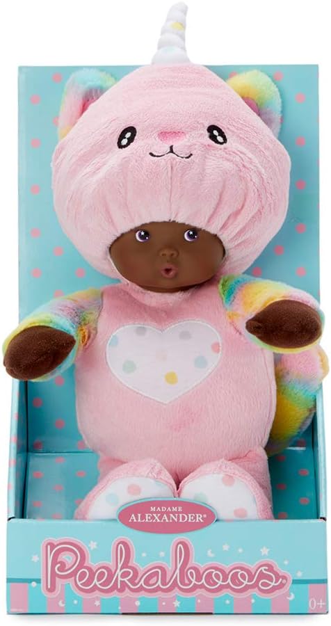 Madame Alexander 12" Peekaboos, UniCat, Dark Skin Tone