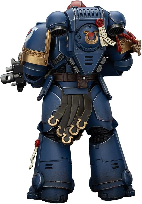 JOYTOY 1/18 Action Figure Warhammer 40,000 Ultramarines Sergeant Gadriel-Collectors Edition Collection Model Birthday Gift