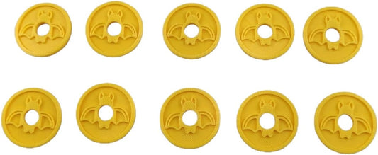Replacement Discs Projectiles Missiles Bullets for Fisher Price Imaginext DC Super Friends (Yellow 10 Discs)