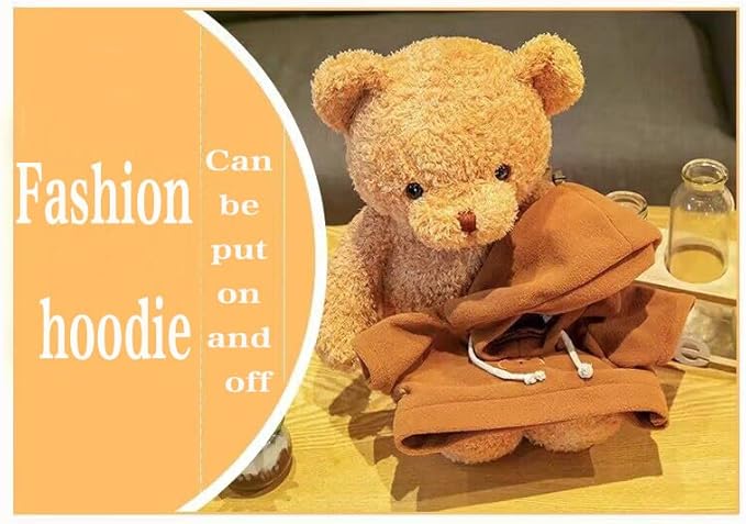 Teddy Bear Stuffed Animal Teddy Bears Plush Doll Cute Bear Toy 11.8 inch for Girls Boys Christmas Valentine's Day(Brown Bear)