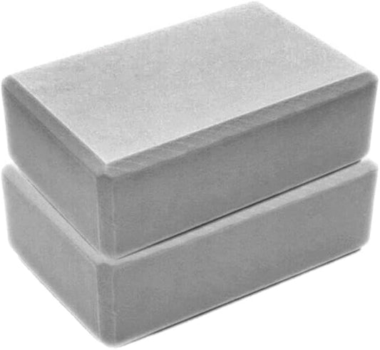 Yoga Blocks Bulk 2 Pack Supportive Latex-Free EVA Foam Yoga Blocks Set,9×6×3 Inches Non-Slip Surface Lightweight High Density Yoga Blocks for Exercise Pilates Stretching Meditation