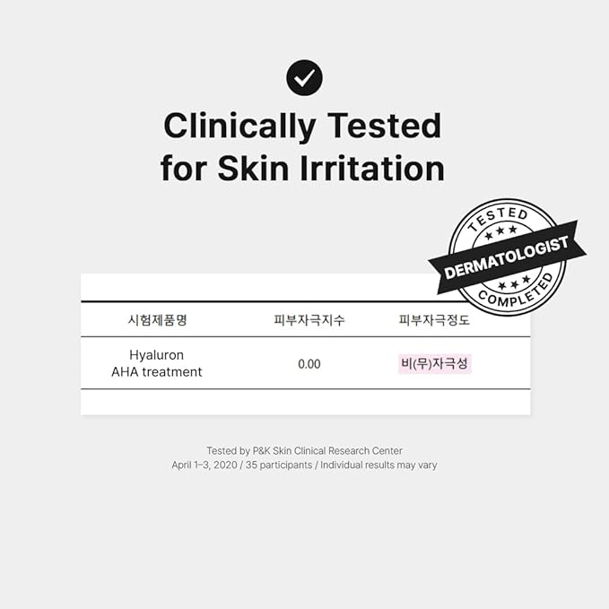 Hanskin Hyaluron Exfoliating AHA Treatment – Korean Exfoliating Toner with Glycolic & Lactic Acid for Smooth, Hydrated, Glass Skin | pH-Balanced Daily Skin Booster for Dull, Dry Skin, 5.07 fl oz