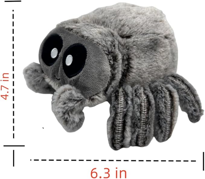 New Spider Plush Doll - Cute Stuffed Animal Toy for Children, Perfect as a for Halloween and Christmas