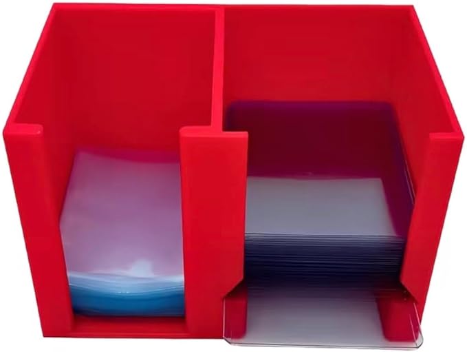 EnderToys CardCare Lite (Red) - Toploader Dispenser - Penny Sleeve Holder