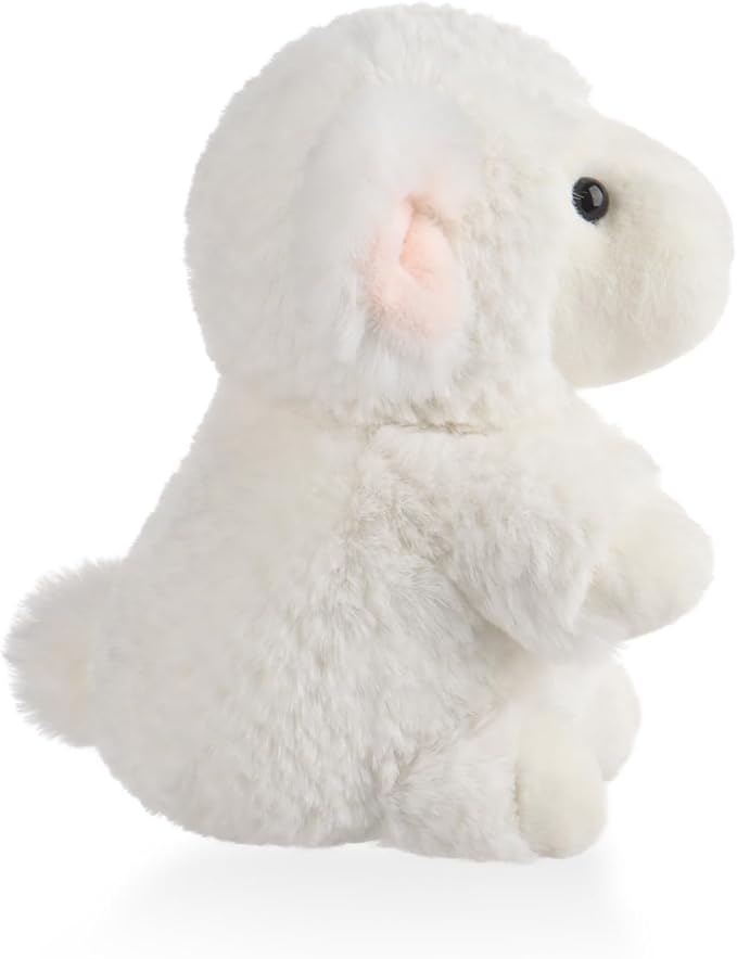 Apricot Lamb Lucky Lamb Stuffed Animals for Kids, Soft Cute Plush Toys for Baby Girl and Boy, 7 Inches