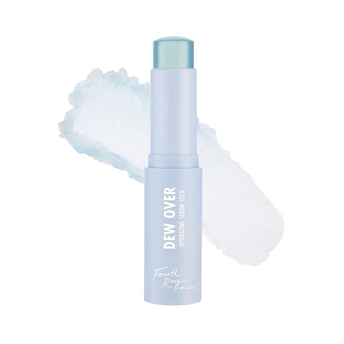 ColourPop Hyaluronic Acid Face Serum Stick - Hydrating Serum for Glowy Summer Makeup Prep with Squalane for Improved Moisture Retention & Cucumber Extract to Help Reduce Puffiness - Dew Over (0.25 oz)