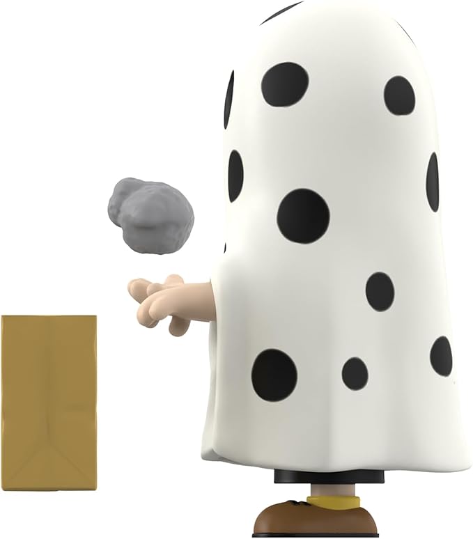 Super7 Peanuts Reaction Figures - Charlie Brown (Ghost Sheet) Action Figure