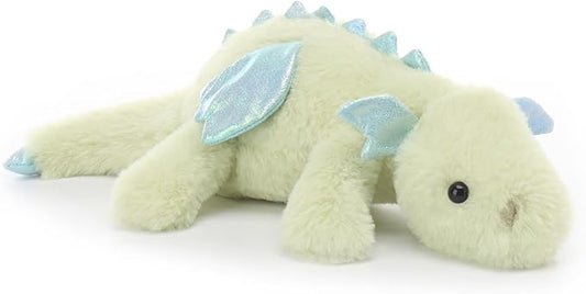 Apricot Lamb Toys Plush Green Lying Dragon Dinosaur Stuffed Animal Soft Cuddly Perfect for Child (Green Dragon,15 Inches)