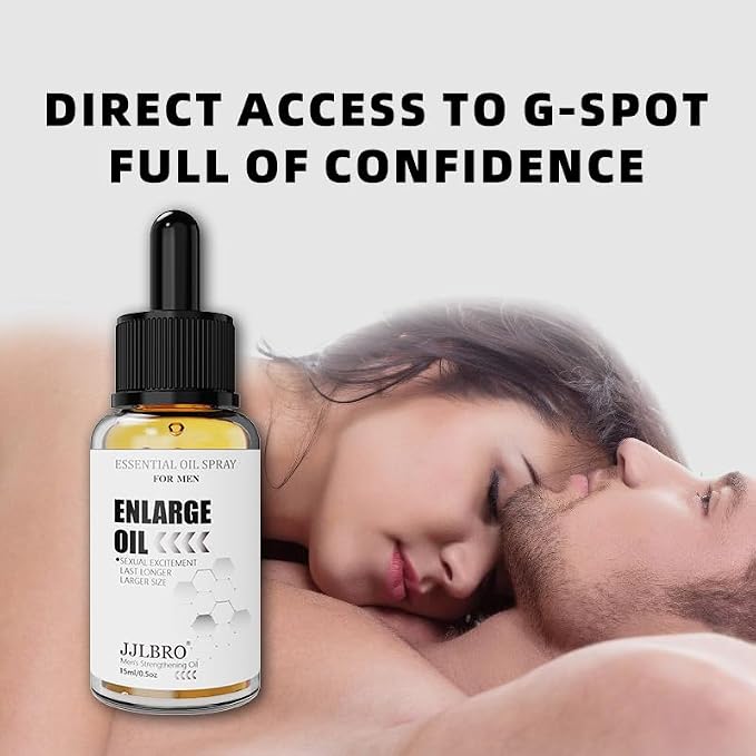 Male Enhancement Oil, Body Gel for Private Part, Men's Re-Vitalize Enlargement Cream, Enhance Size and Performance – Get Bigger Thicker and Stronger (STRENGTENING Oil)