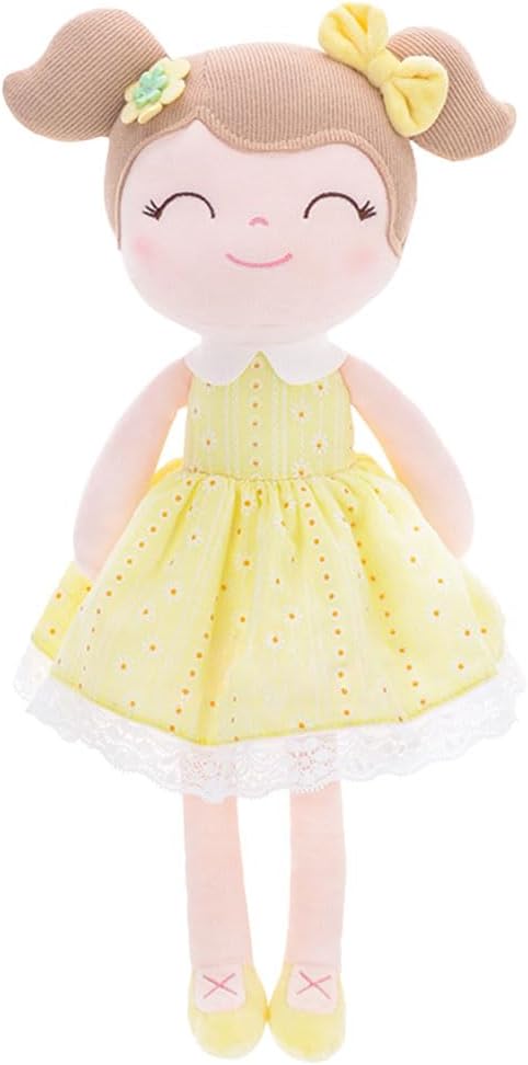 Gloveleya Baby Girl Plush Doll – 16 Inch Soft Snuggle Doll, Cute Toddler Gift with Gift Box, First Baby Doll for Girls, Birthday, Christmas & Holiday Present