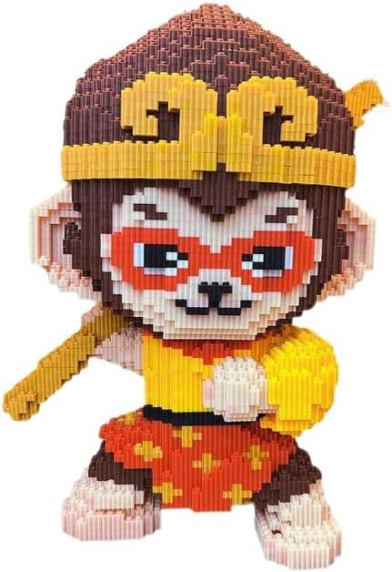 Monkey Building Blocks Set (3671PCS) High Difficulty, Suitable for Adults