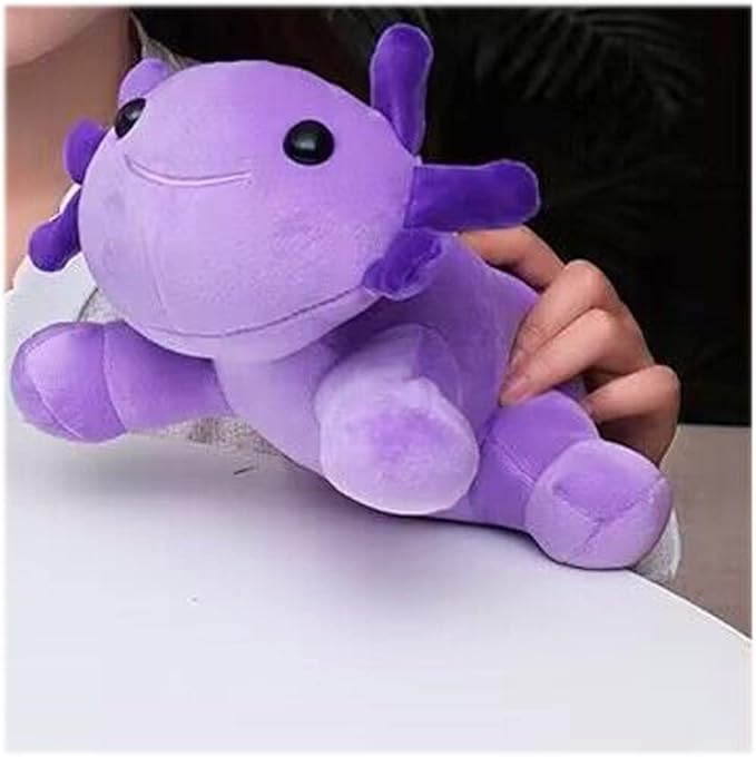 Axolotl Stuffed Animal Cute Plush Doll Soft Toy 9.8 inch for Girls Boys Christmas (Axolotl Purple)