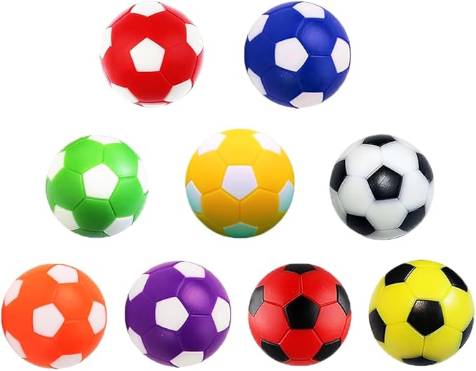 Foosball Table Balls 1.42 Inch Table Soccer Balls for Foosball Tabletop Game Foosball Accessory Replacements Multicolor World Cup Foosball/Gifts