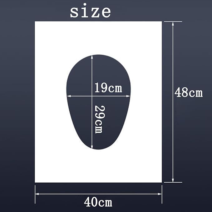 SZLYTYUN 100PCS Disposable Travel Plastic Toilet Seat Cushion Waterproof Portable Toilet Seat Cushion Individually Packed, Easy to Carry for Traveling