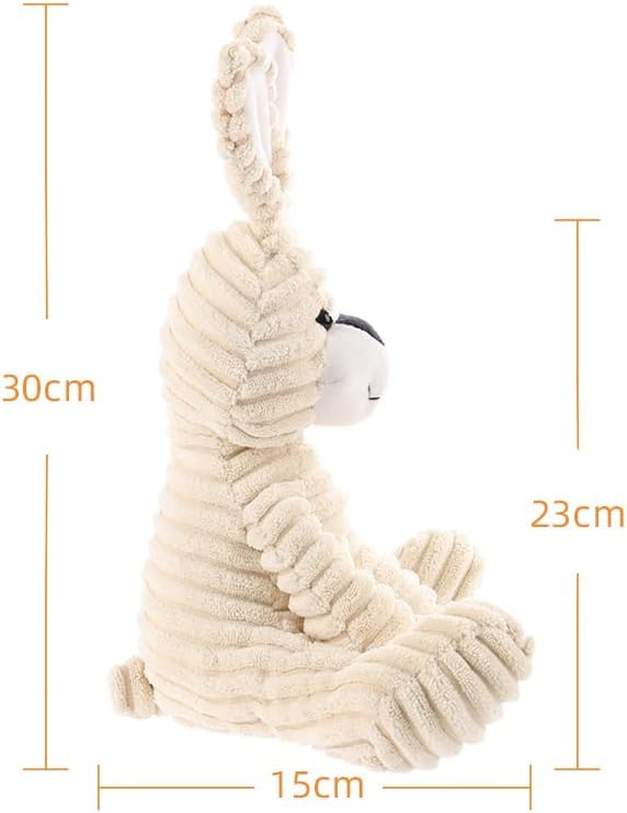 Apricot Lamb Toys Plush Corduroy Rabbit Bunny Stuffed Animal Soft Cuddly Perfect for Child (Corduroy Bunny)