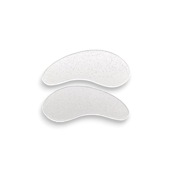 Silicone Eye Patch Reusable Under Eye Patches Sticky Under Eye Cover Shield Eyelash Extension Mask 8 Pair Lower Lash Isolation Pad For Sensitive Skin Relaxing Lash Perm Tint Pads (Mix Rainbow Color)