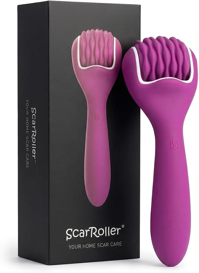 Scar Tissue Massager for Post-Surgery Recovery, Silicone Ice Massage for Post-Surgery Incision Swelling and Soreness, Vibrating Joint Roller for Improved Range of Motion Designed by Physical Therapist