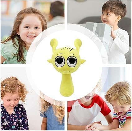 Sprunky Plush Toys Sprunky Wenda and Gray Plushies Sprunky Plushes Soft and Funs Stuffed Toys Dolls for Fans and Friends Birthday for Girls Boys (Yellow)