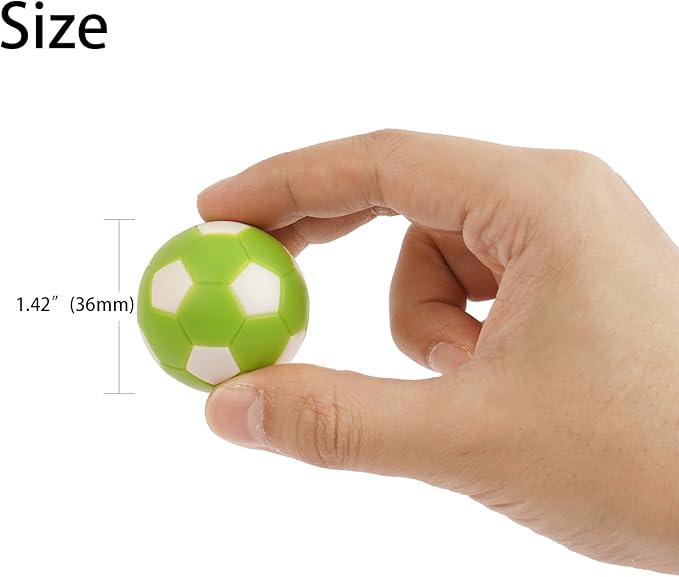 Foosball Balls - 1.42 Inch Table Soccer Balls Small Recreation Ball Set for Tabletop Game Accessory Foosball Replacements for Professional & Family Use