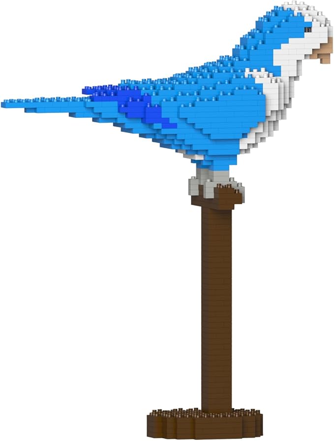 JEKCA Quaker Parrot 01S-M02 | Parrot Plastic Building Blocks | Age 14+