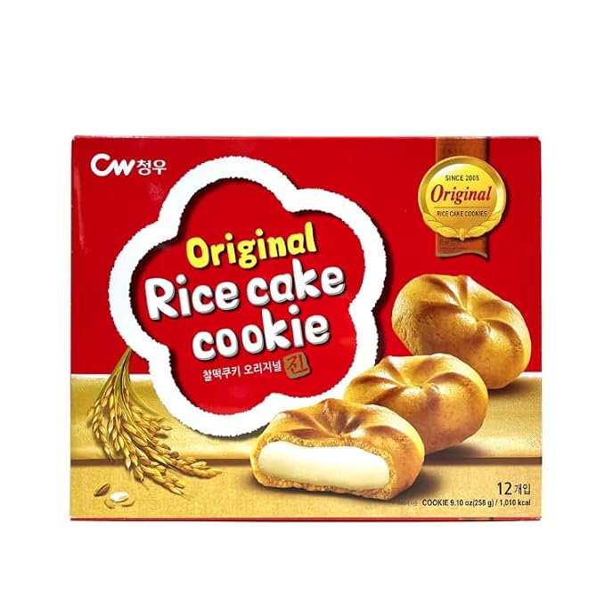 Gong Jooo MaMa CW(Chung Woo) Korean Chewy Filled Rice Cake Cookie Variety Gift Box (ORG 12)