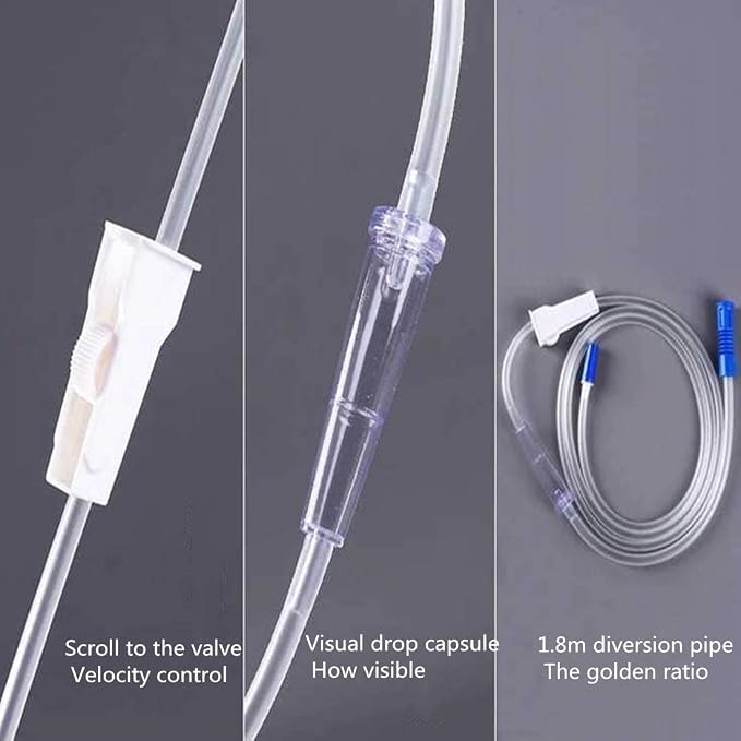 Reusable Enema Kit, MTSXDYT Complete Home Colonic Irrigation Kit, 1200ml Coffee Enema Bucket Kit - Suitable for Coffee, Water Therapy - Includes 10 Pack 10cm Replacement Nozzles