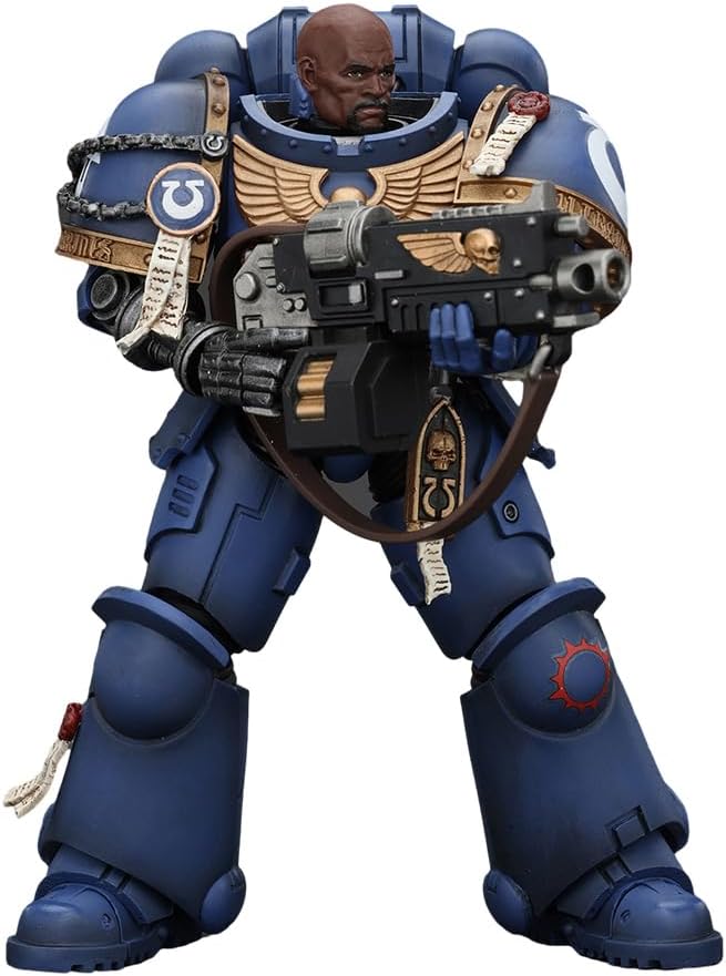 JOYTOY 1/18 Action Figure Warhammer 40,000 Ultramarines Brother Chairon Collection Model Birthday Gifts JT00072