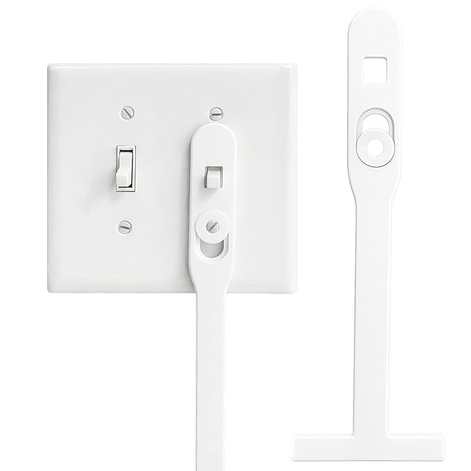 T Shape Light Switch Extender for Kids – Safe, Ergonomic & Easy Switch Reach Tool for Baby Nurseries, Kids’ Rooms, Daycare, Accessible Spaces (Pack of 2)