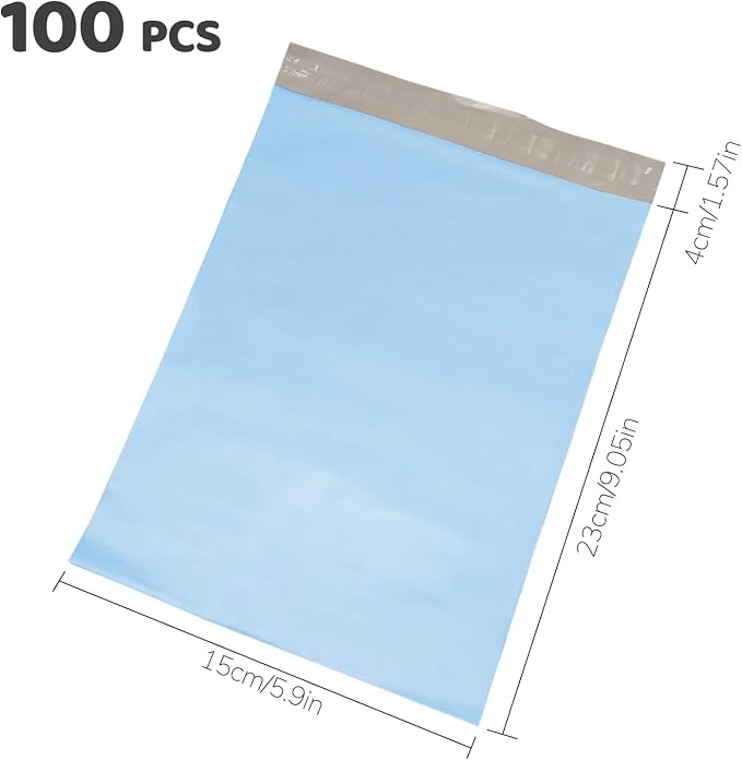 Sanitary Napkin Disposal Bags, Self-sealing, 100 Pcs, Blue | Feminine Hygiene Disposal Bags for Tampons, Liners and Pads, Prevents Odours