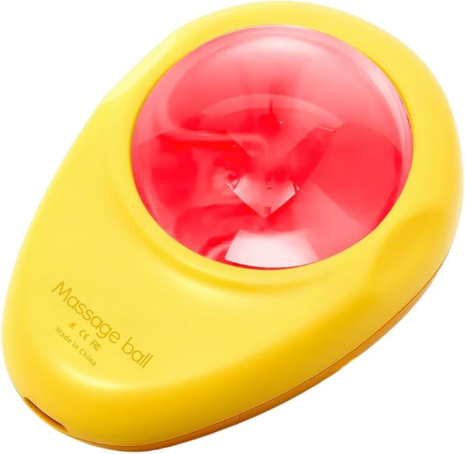 Manual Massage Ball with Red Light Therapy,Trigger Point Tool for deep Tissue & Muscle Pain Relief,Suitable for the Whole Body