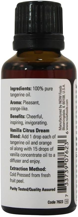 Now Foods: Tangerine Oil, 1 oz (4 Pack)