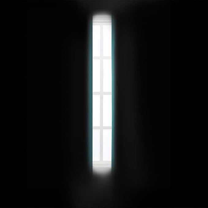 LEMOMO Sea Teal Blackout Curtains 34 x 84 Inch Length/Set of 2 Curtain Panels/Thermal Insulated Room Darkening Blackout Curtains for Bedroom