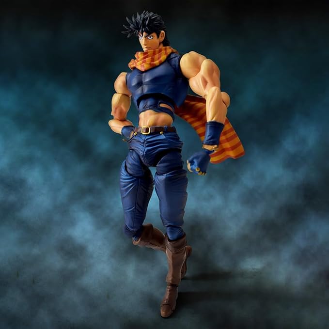 JJBA Figure Joseph Joestar Super Action Statue 6.69" Movable Anime Figurine Joseph Joestar Action Figure Desktop Decoration Collectibles Gift