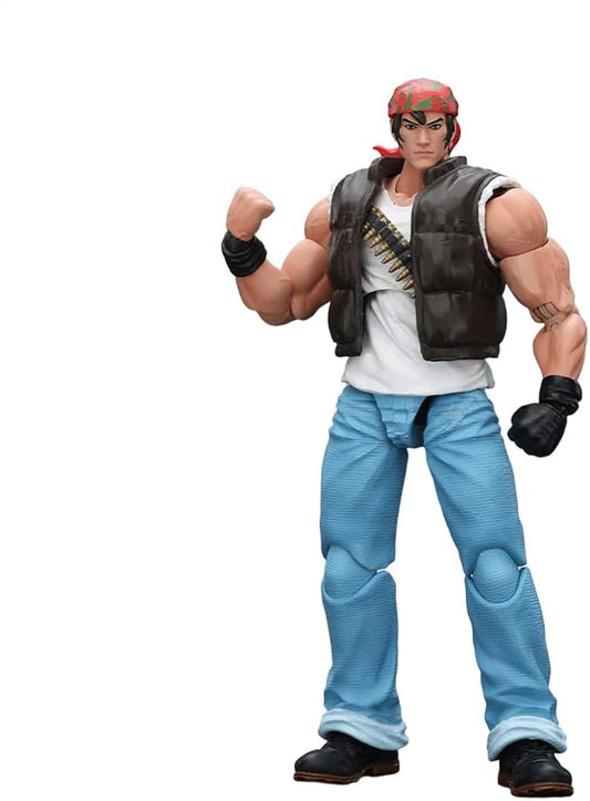 JOYTOY SNK 1/18 Action Figure -KOF'98UM-Ikari Warriors Team-Ralf Jones,9.84",Flexible and Posable Collection Model Birthday Gifts for Kids Age15+ JT01710 Pre Order