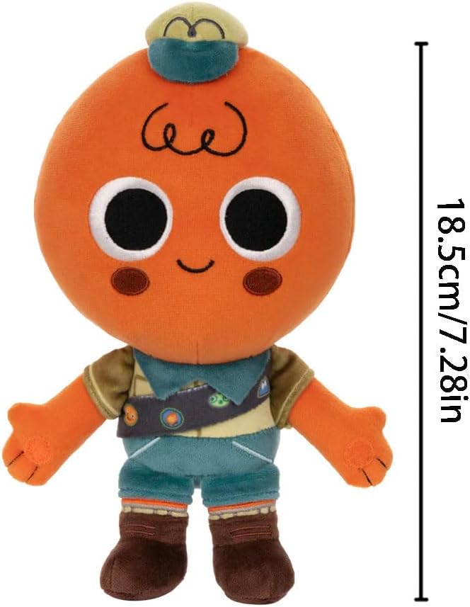 Bing-Bong-Peak Scout Ornaments Figurines Plush Pillow Doll Decorative Stuffed Figurine Hugable Cushion Home Sofa Bed 7.28inch (Orange)