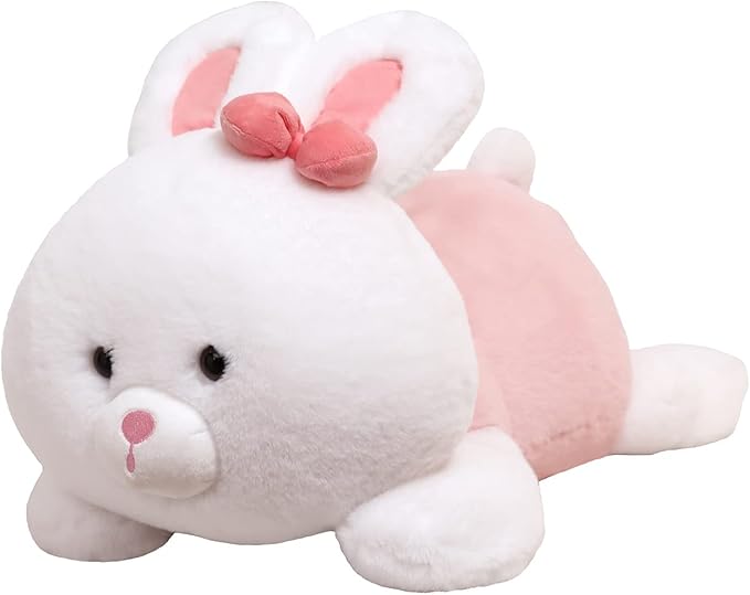 YESGIRL Easter Gifts Bunny Stuffed Animal Plush Pillow, 24 inch Cute Plush Toy, Large Soft Rabbit Plushie for Adults, Kids, Boys and Girls