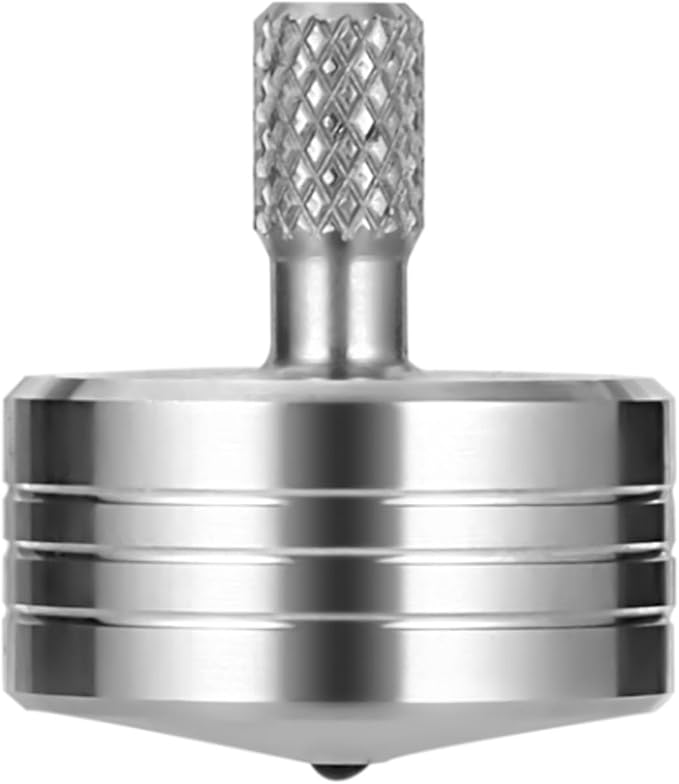 Stainless Steel Spinning Top, Precision Mini Desktop Gyroscope, Kill Time Reduce Stress ADHD Toys, Perfect Balance Gyro (Style 4)