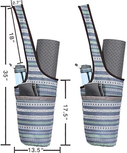 Yoga Mat Bag With Large Size Pocket and Zipper Pocket, Strap Bag, Fit Most Size Mats, Bags and Carriers for Women