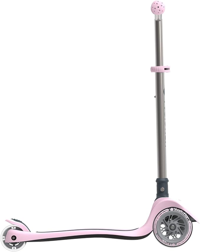Yvolution Y Glider Air Scooter for Kids, 3 Wheel Scooter for Toddlers 4 Adjustable Height Glider with Kick Scooters, Lean to Steer with LED Flashing Light for Children Ages 3+ Years Old