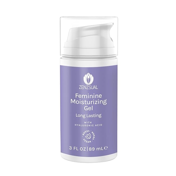 ZENZSUAL Vaginal Moisturizer Gel – Water-Based, pH Balanced with Hyaluronic Acid – Hydrating Feminine Gel for Intimate Dryness and Daily Comfort – Menopause & Postpartum Support – 3 Fl Oz (89 mL)